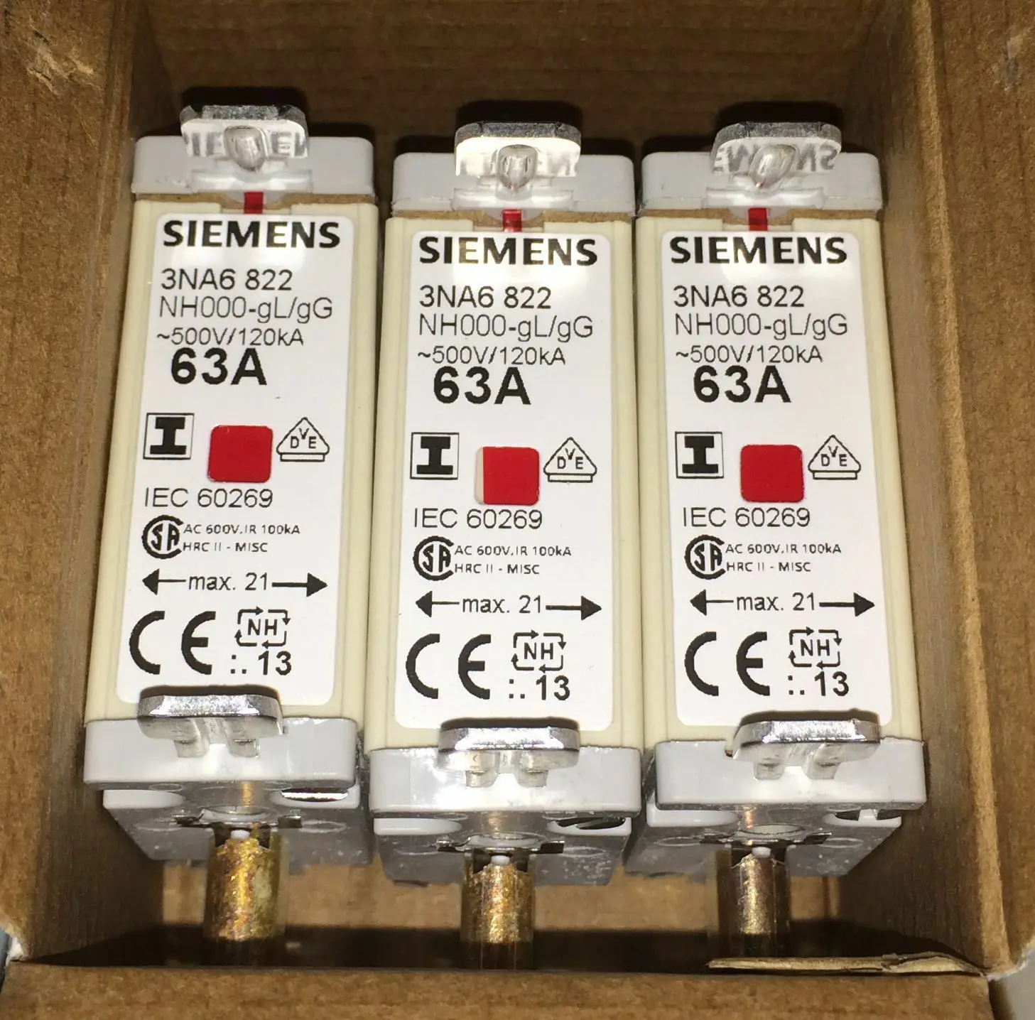 Новинка Siemens 3NA6822 предохранители бесплатная доставка | Безопасность и защита