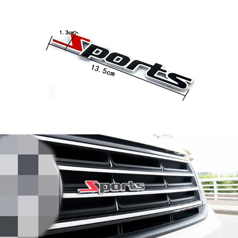 Автостайлинг 3D металлические автомобильные наклейки спортивные для Lada Priora Sedan