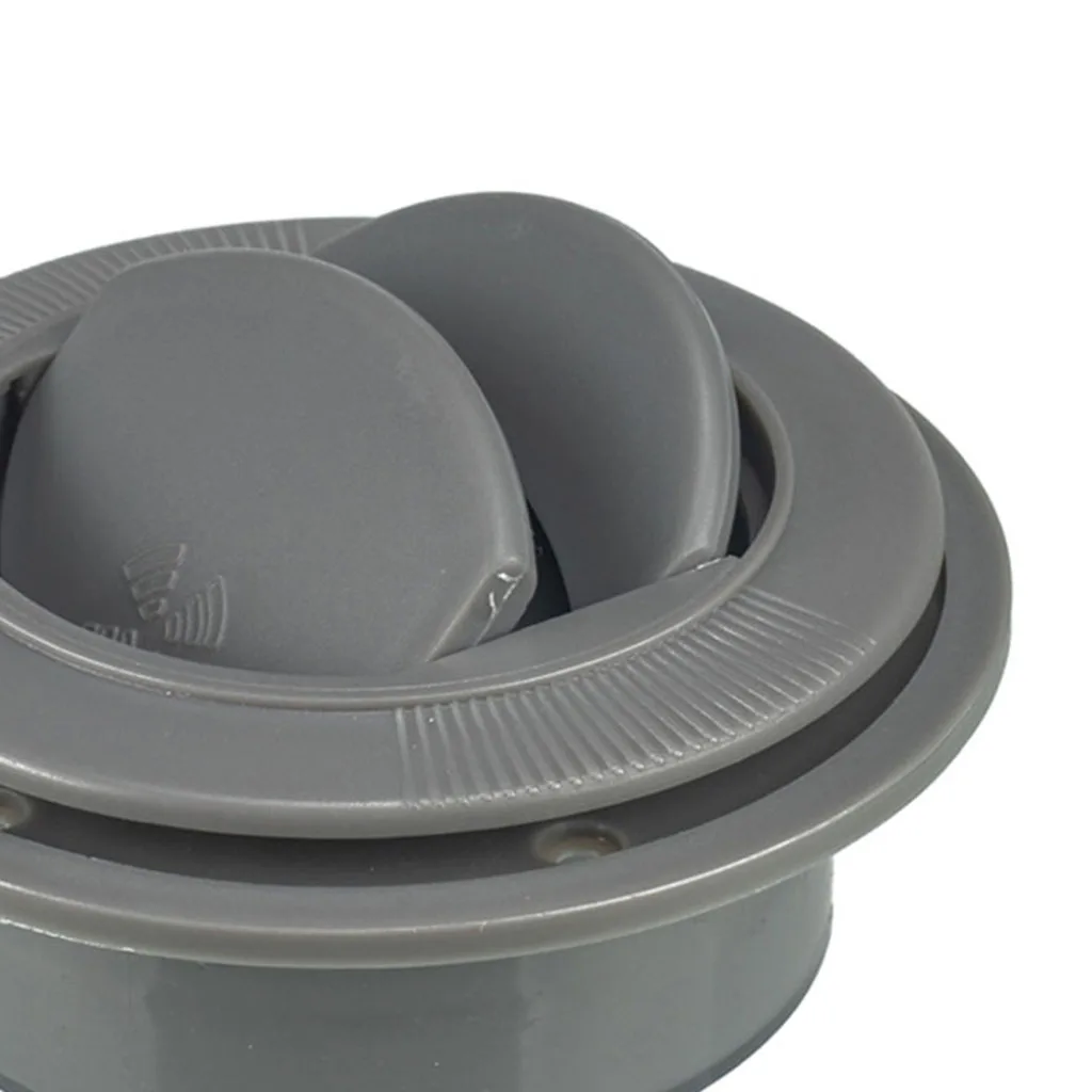 

2.08in Universal A/C Air Outlet Vent For RV Bus Grey Corrosion Resistance