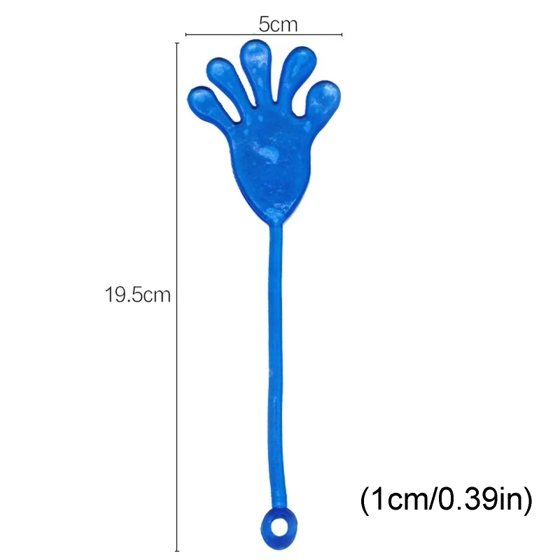 

50 Pcs Stretchy Skeleton Palms Sticky Hands Sensory Bendable Toy Kids Birthday Bag Pinata Filler Halloween Party Favors