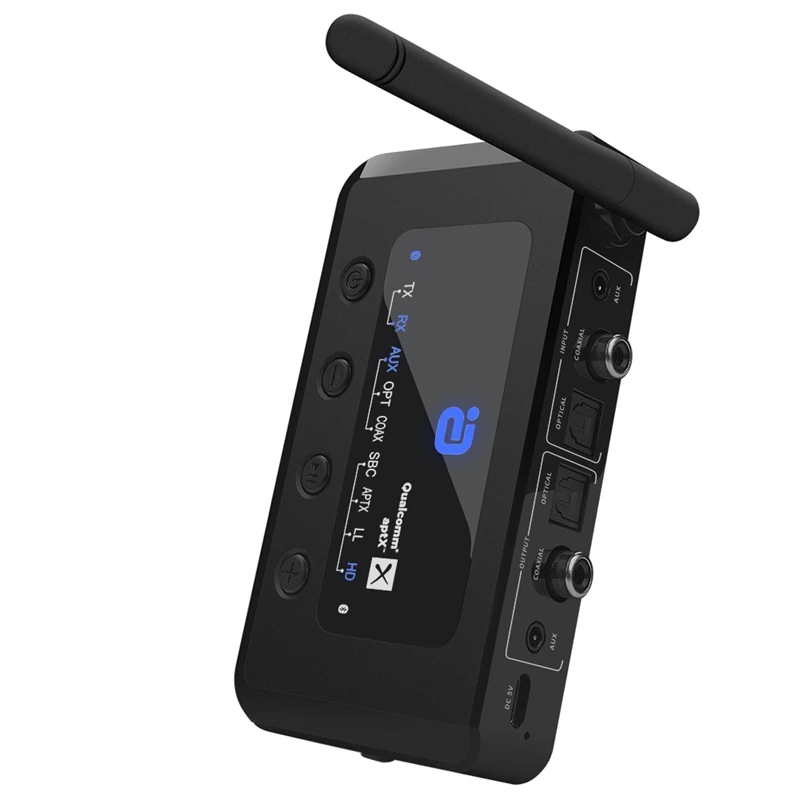 MR265 Bluetooth 5 0 HD аудио приемник передатчик AptX LL /HD 2-в-1 адаптер для ТВ оптический