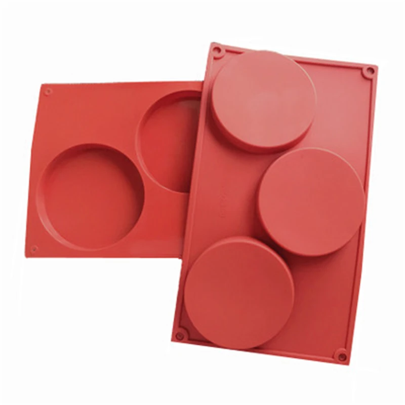 3 полостей неглубокие цилиндрические формы для торта антипригарные гамбурговые