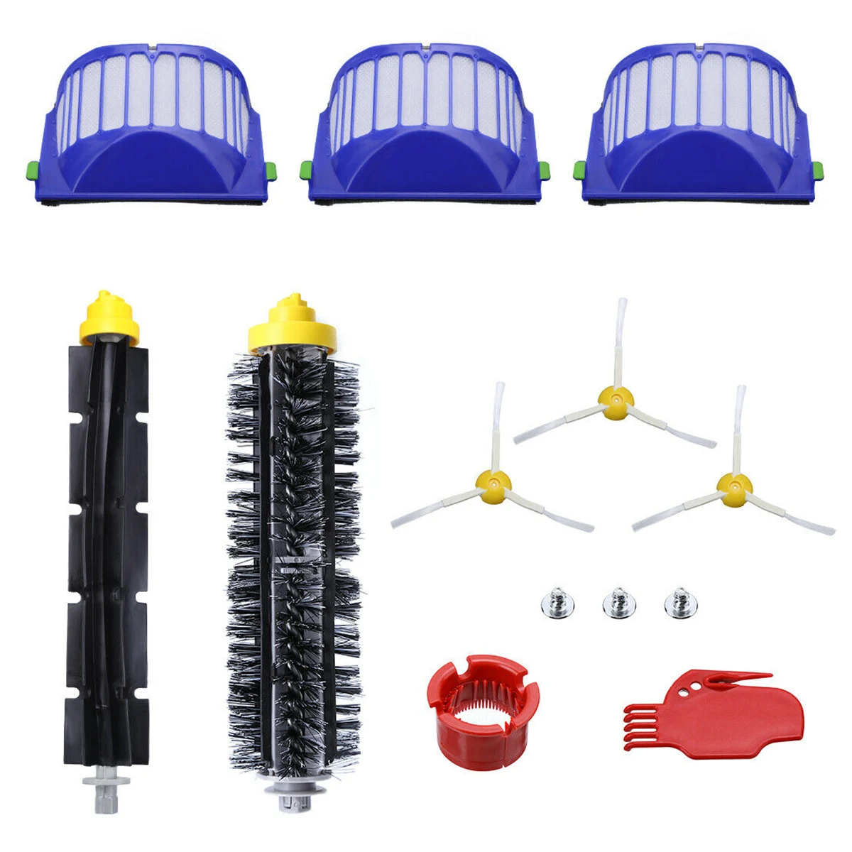 

Filters Beater Brush Replacement Accessories Kit For IRobot Roomba Vacuum Cleaner Side Brushes Filter 600 Series 614 650 660 675