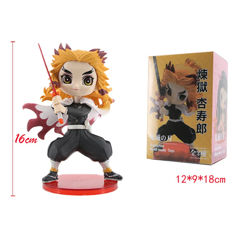 Демон убийца Kimetsu no Yaiba Kamado Tanjirou Nezuko Zenitsu Giyuu ПВХ фигурка Модель Коллекционная