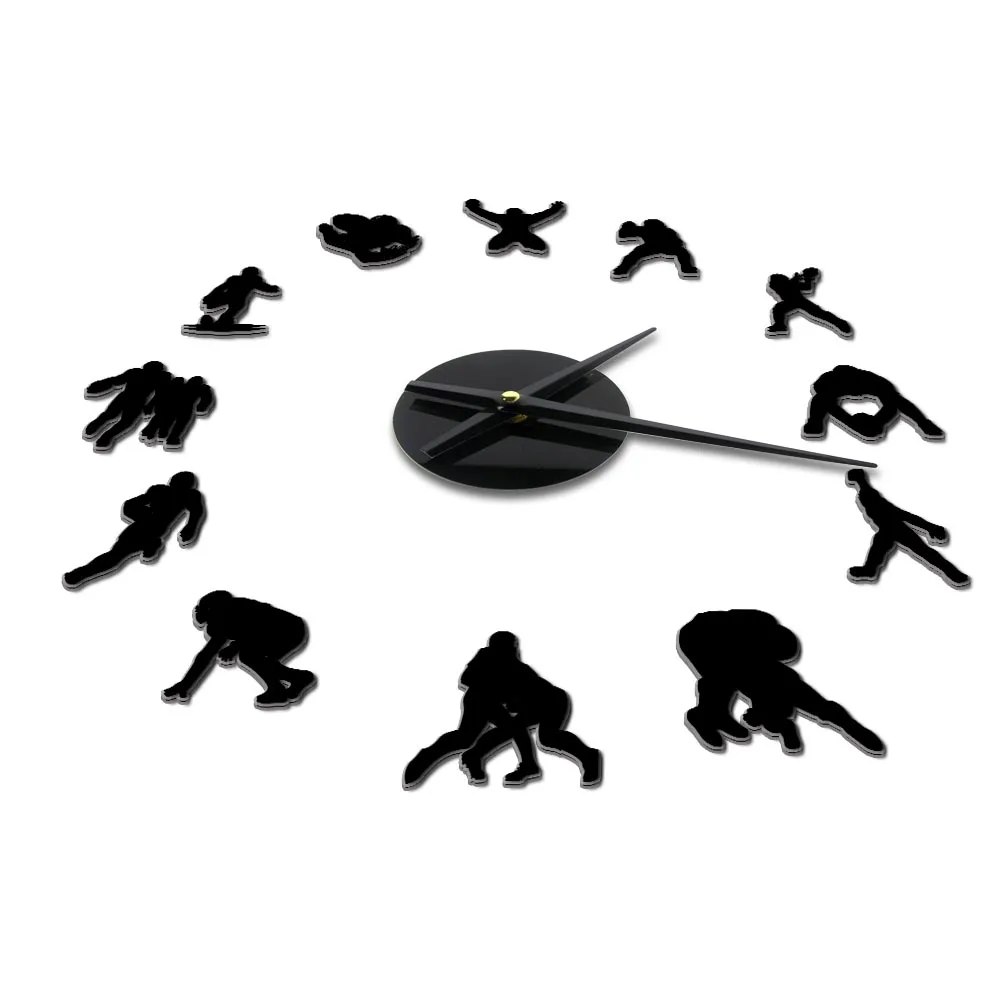 Зеркальная Наклейка с изображением игрока в американском футболе огромное