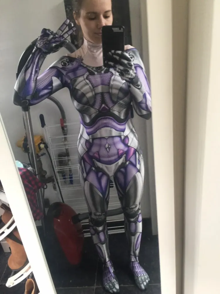 Костюм для Хэллоуина из лайкры и зентая с 3D-принтом | Тематическая одежда