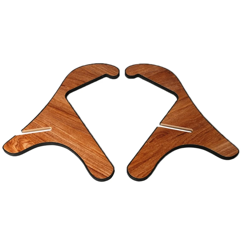 

Guitar Stand Universal Wooden Acoustic Guitar Holder X-Frame with Soft Edge E56D