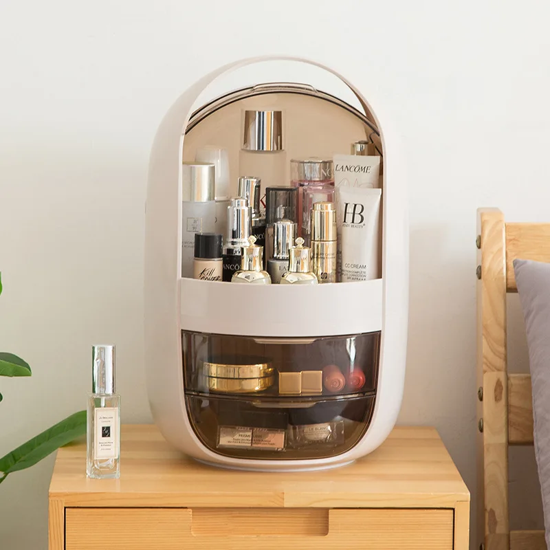 Прозрачная акриловая раскладушка с 3 круглыми ящиками ящик для хранения