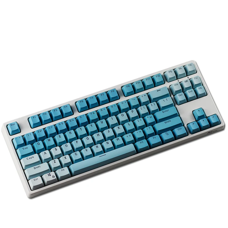 

87/104 Keys The Blue Frost Theme OEM Height PBT KeyCaps Cherry-MX-Switched