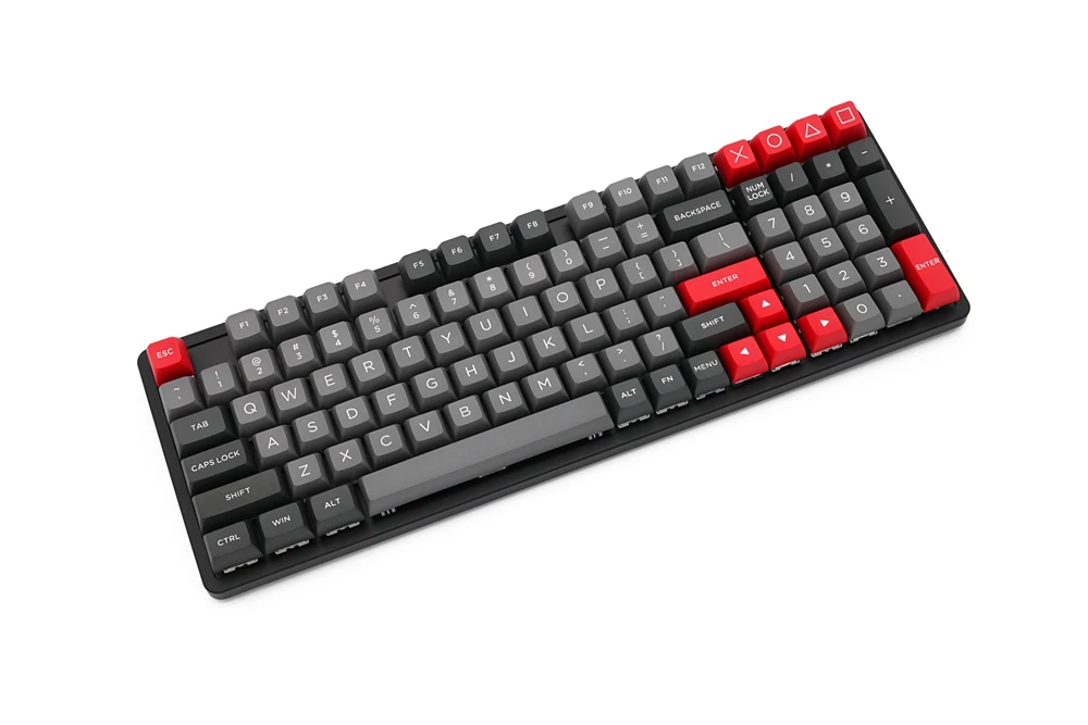 WINMIX pbt doubleshot keycaps osa profile dolch colorway для механической клавиатуры gh60 poker 87 104 108 xd64 xd75 xd68