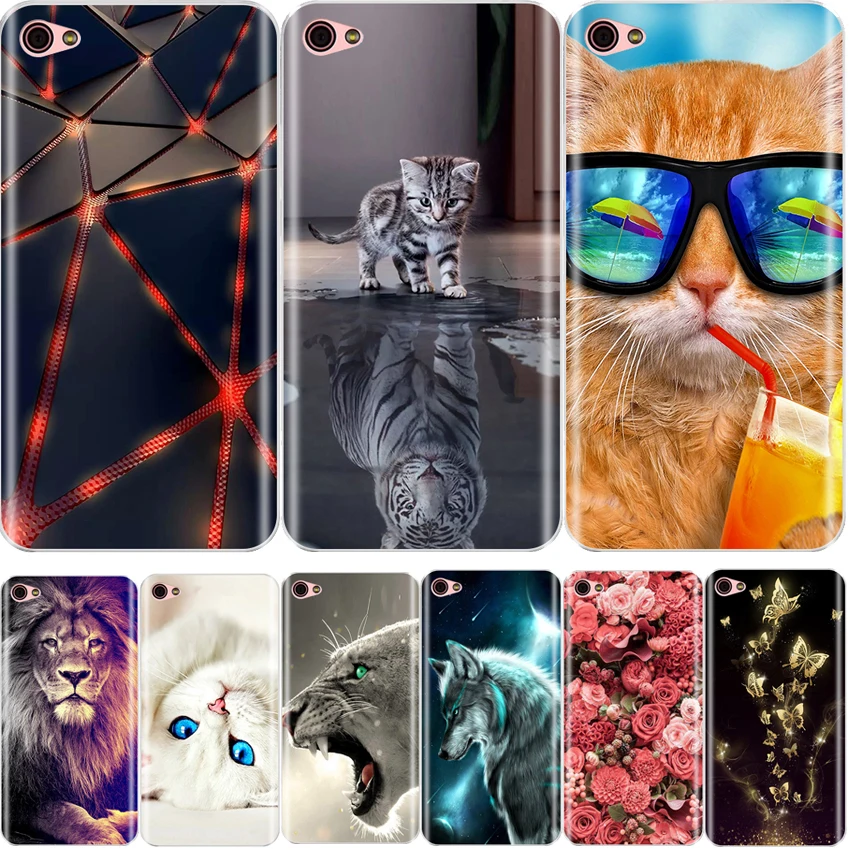 Чехол для Lenovo S60 Мягкий ТПУ цветочный узор защитный чехол силиконовый