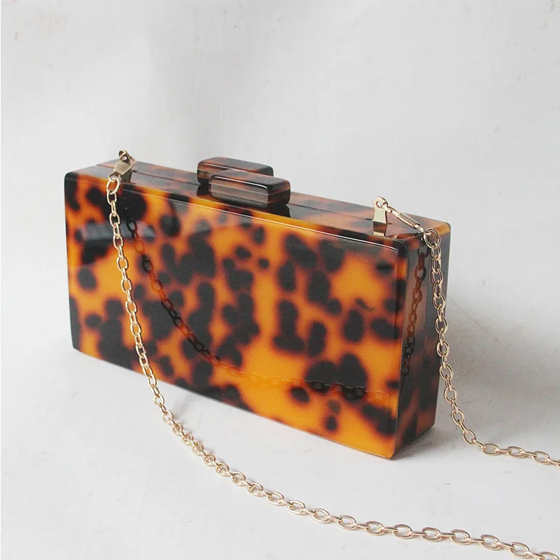 2019 акриловая Женская квадратная винтажная вечерняя сумка жесткий чехол с