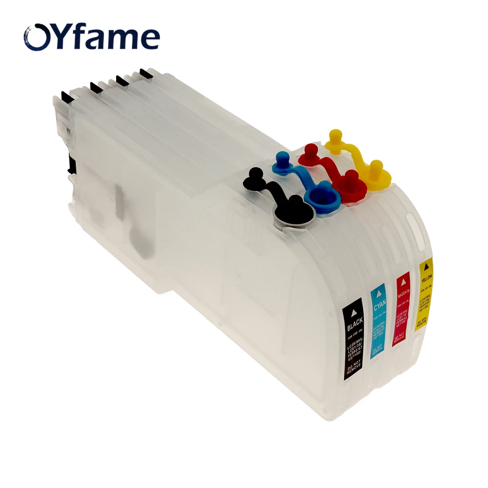 OYfame LC38 чернильный картридж LC11 LC16 LC61 LC65 LC67 LC980 LC1100 для Brother DCP-J140W DCP-145C DCP-165C |