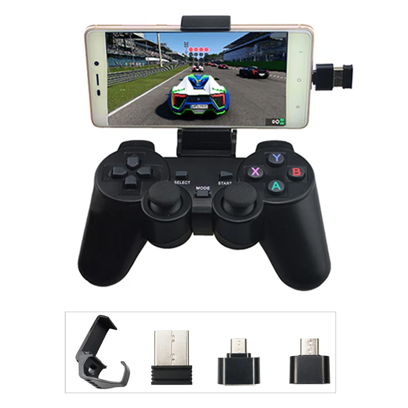 Беспроводной геймпад пк для PS3 Android Phone tv Box 2,4G беспроводной джойстик игровой контроллер пульт дистанционного управления для Xiaomi OTG Смартфон