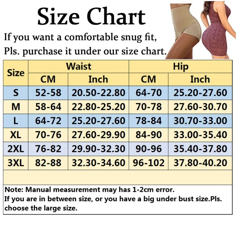 

3PC/2PC/1PC Plus Size Women's Shaper Booty Lifter Ladies' Cotton Slim Control Body Shaper Waist Trainer Briefs Hip-up Abdomen