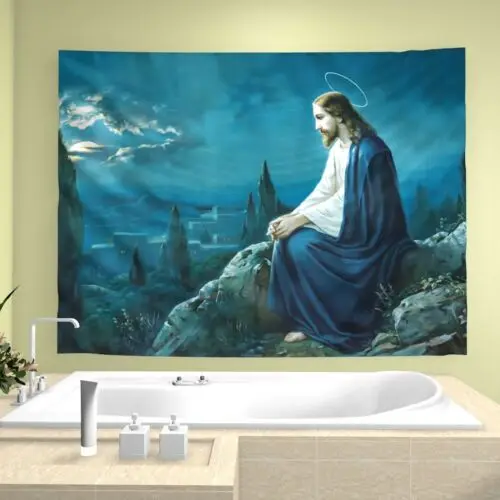 

Boho Decoration Home Decor Jesus Christ Wall Hanging Tapestry Bedroom Home Decoration Wall Decoration Large Beach Towels