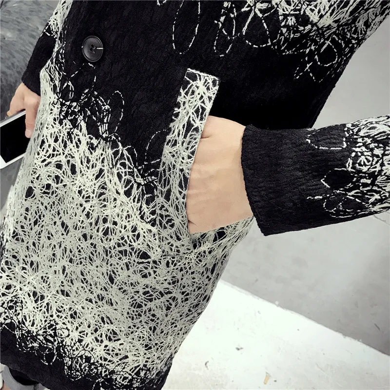 Мужская куртка из шерсти теплые зимние Тренч Длинная Верхняя одежда для детей на