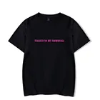 Лидер продаж, футболка с изображением машинного пистолета Келли, билетов на мой осенний альбом, модная повседневная футболка с коротким рукавом в стиле рэпера для мужчин и женщин, печать на футболке