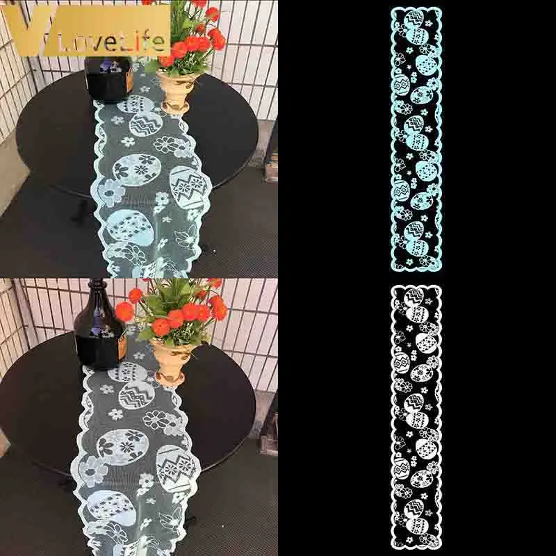 Украшение для пасхальных яиц кружевной стол с флагом пасхальный цветочный