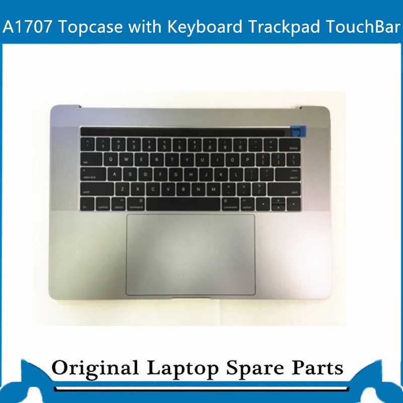 Топ чехол для Macbook Pro retina A1707 A1706 A1708 подставка с клавиатурой трекпад 13' 15 'США Серый Серебряный