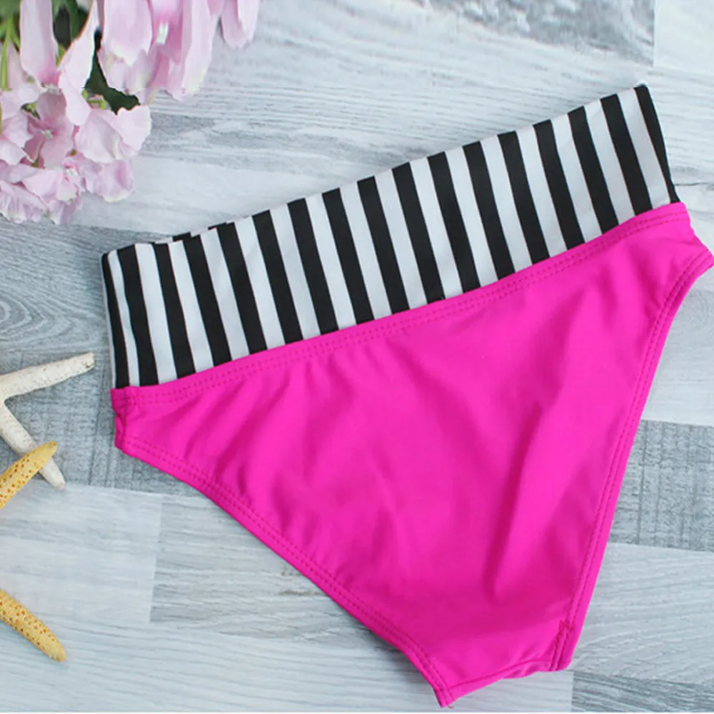 

Bikini Swimsuit Women Sexy Striped Split Swimwear Dot Striped Bandage Summer Fashion Wrapped Swimsuit Push Up Bikini