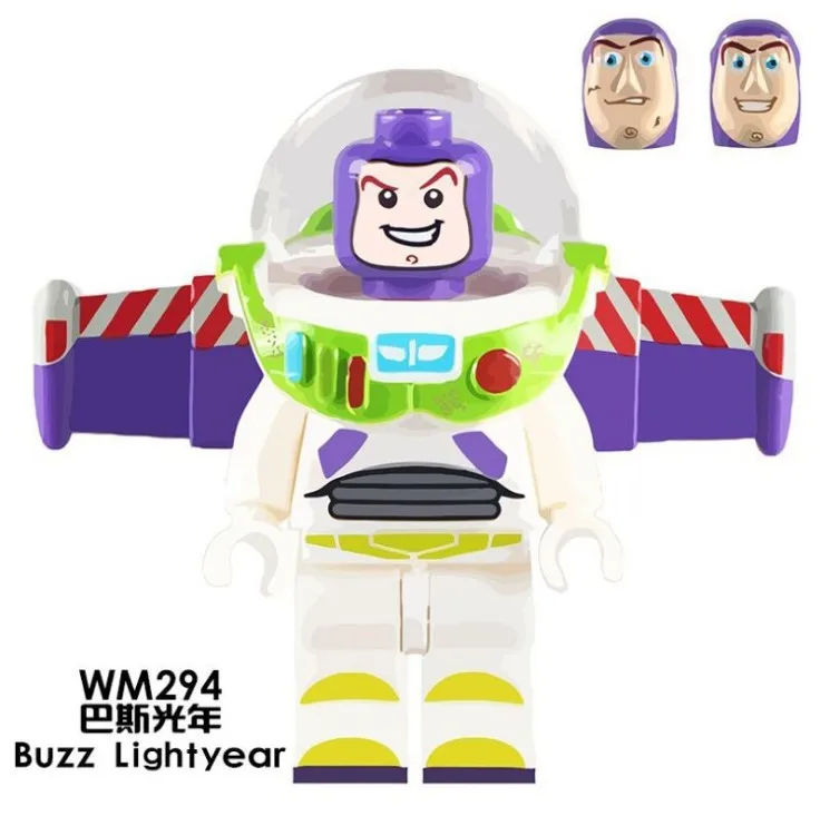 WM294 PG8223 одна строительные блоки насосная серия мультфильм кролик Тукан пятнистый олень Эндрюс брил Кельвин для детей игрушки подарок - Цвет: WM294