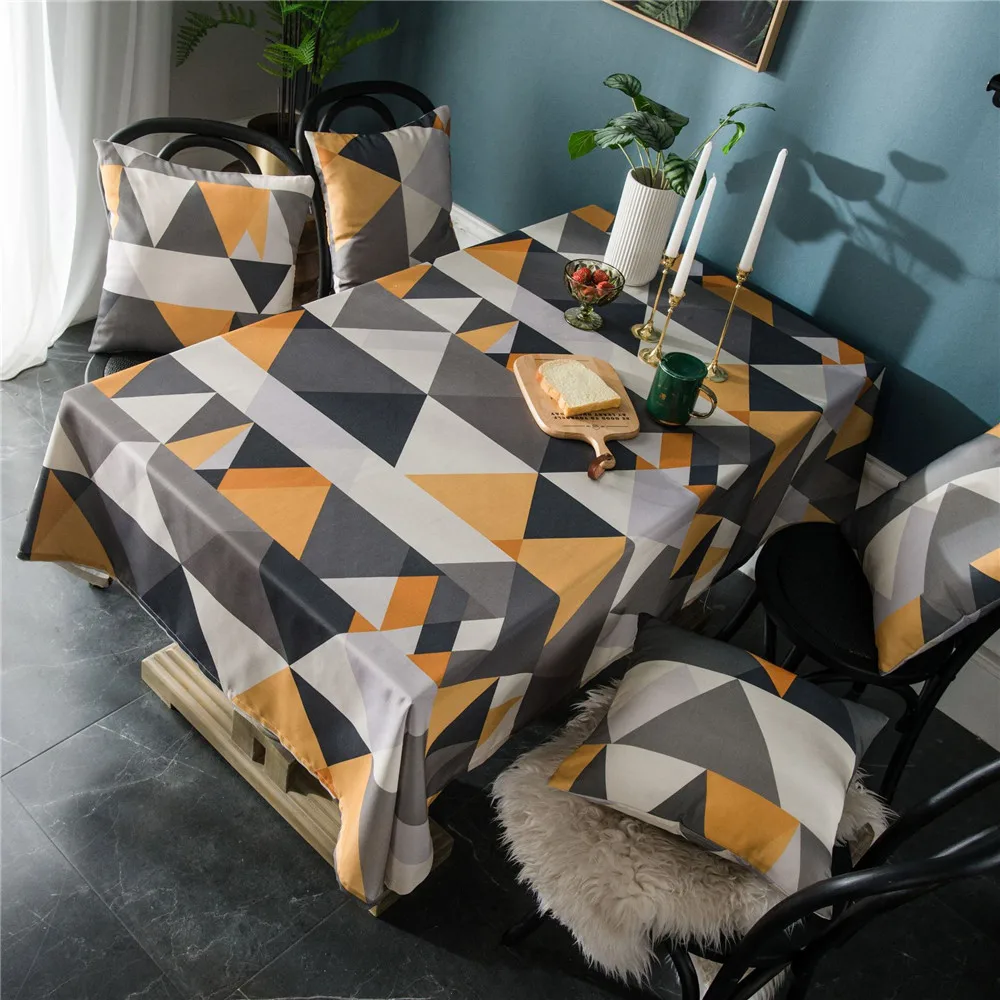 

Nordic Simple Waterproof Tablecloth Wedding Party Home Coffee Living Dining Room Table Cloth Multi-purpose Cover Towel Cloth