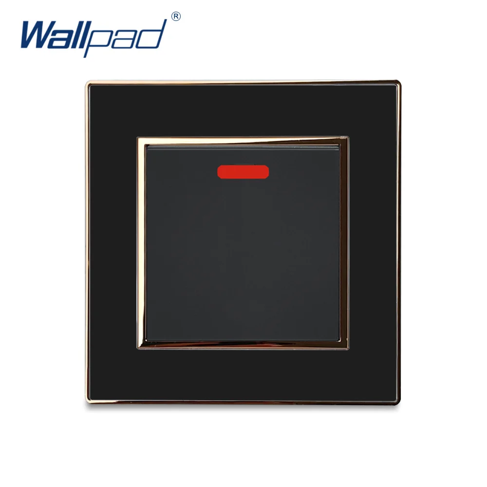 45A переключатель для водяной плиты Wallpad Роскошные Настенные переключатели белая