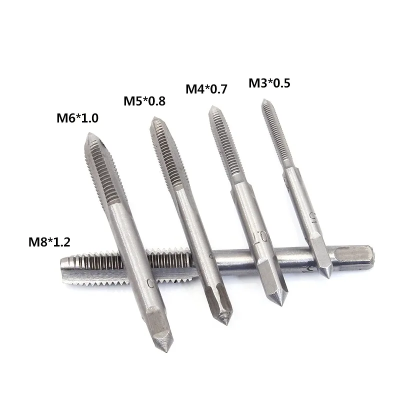 

6Pcs Screw Tap Wrench Set T-Shaped M3 M4 M5 M6 M8 Wrench Threading Tapping Hand Tool Kit Reversible Screwdriver Tap Holder Cheap