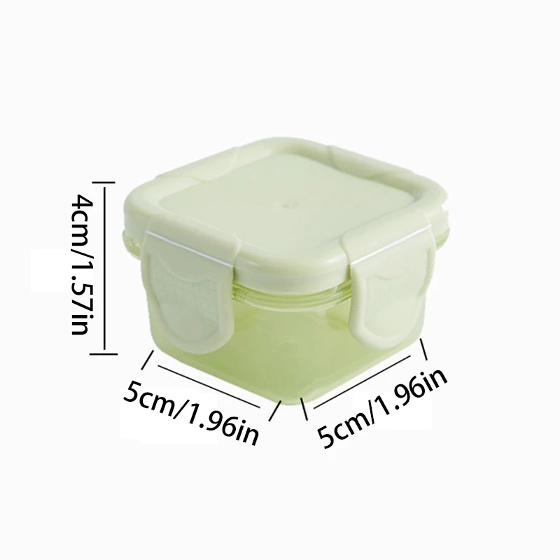 Airtight container mini food grade thickened airtight baby supplement box jam packaging thicker | Дом и сад
