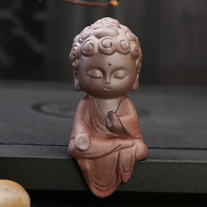 Буддийские скульптуры Klin Monk статуи буддийского Будды милые буддийские украшения