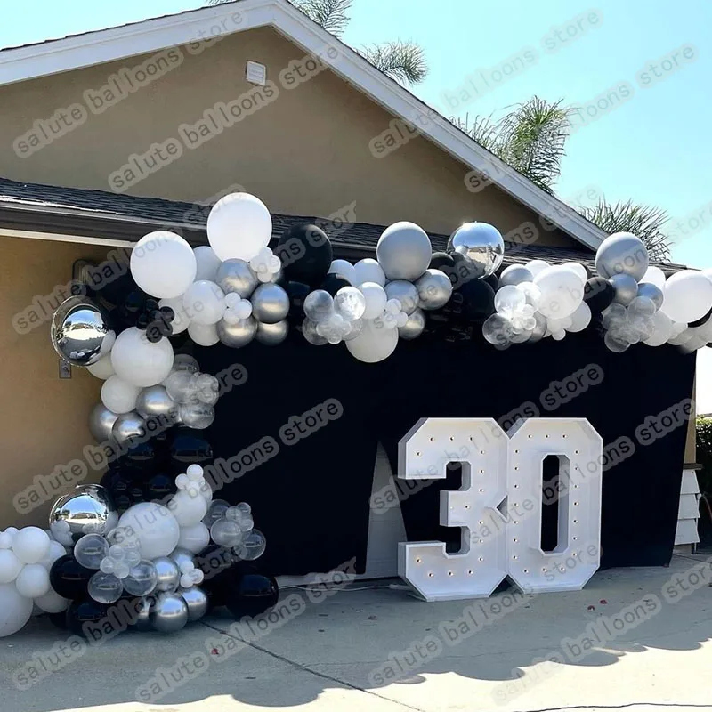 168PCS Balloon Sand White Garland Wedding Decoration Arch Birthday Shower Birthday Decor Grand Event