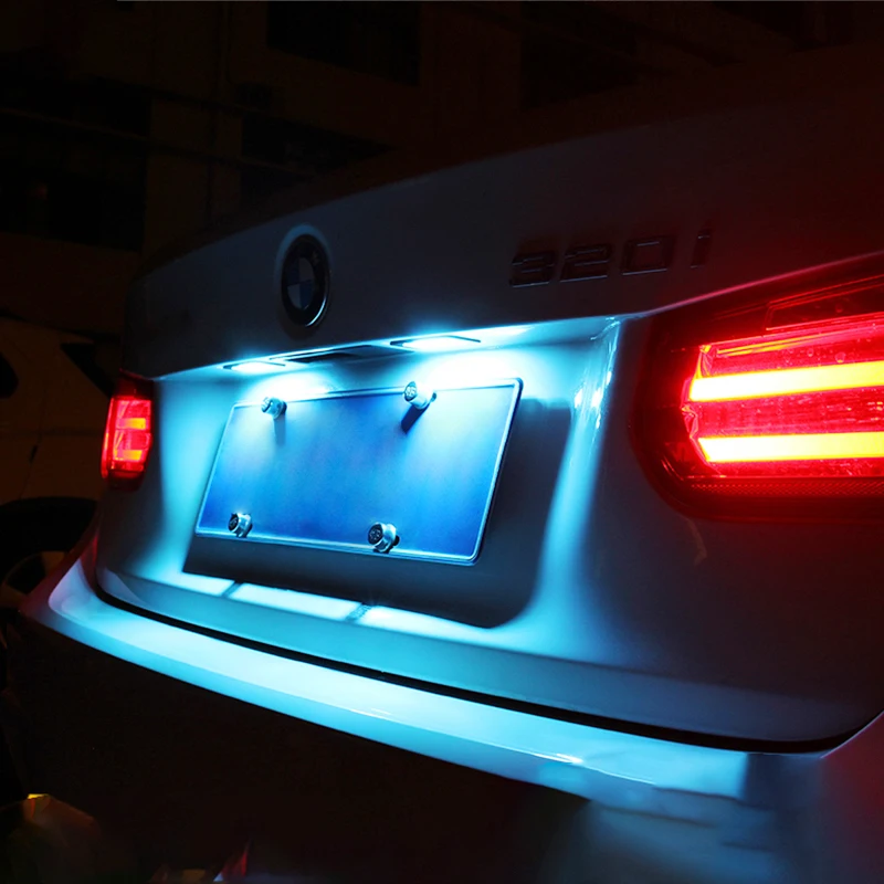 2 шт. светодиодный номерной знак светильник авто хвост белый лампы для BMW E46 4D|Фара