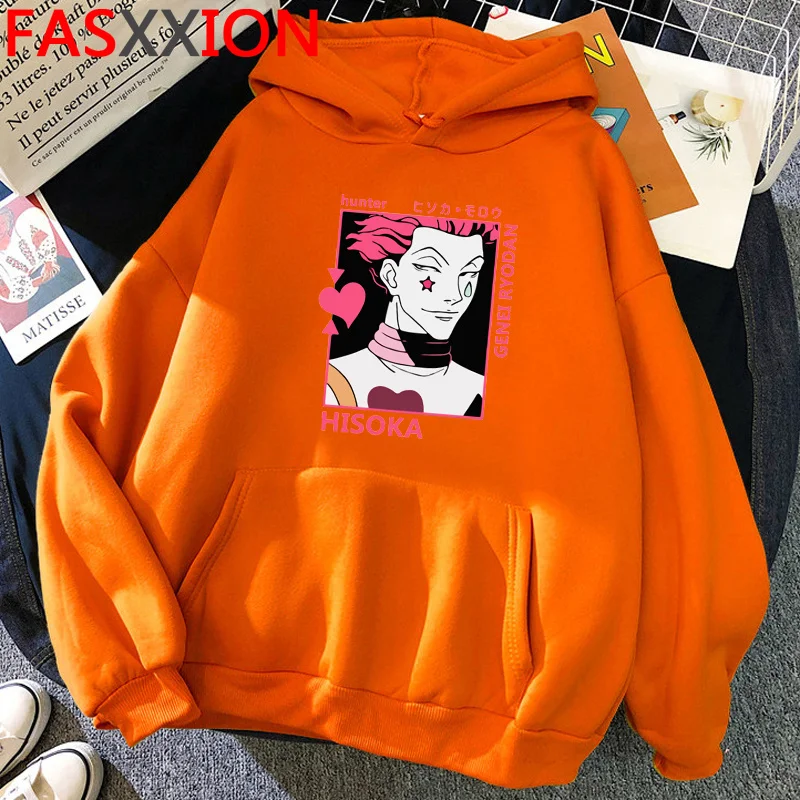 

Hunter x Hunter Killua Hisoka hoodies male Korea plus size Ulzzang printed male sweatshirts pullover streetwear