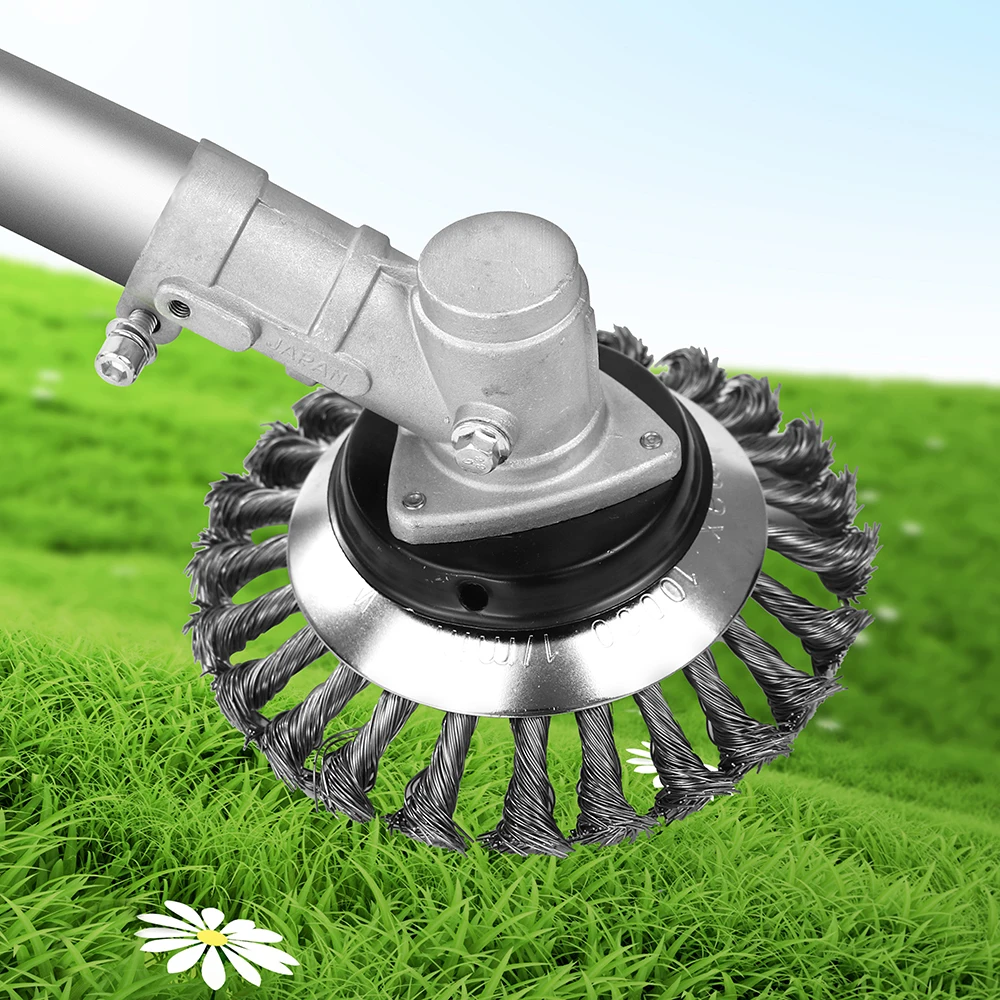 Головка для триммера газона 6/8 дюйма стальная проволока обрезная головка щетка