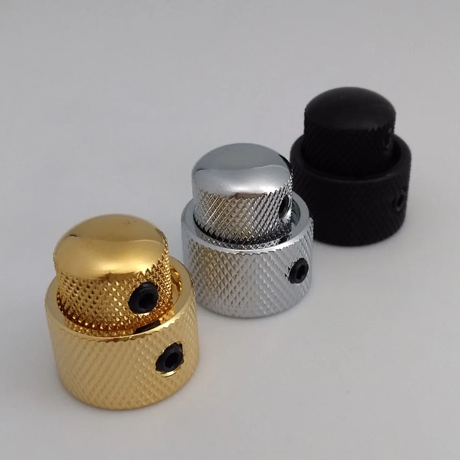 Купольные Металлические гитарные ручки хромированные черные золотые Сделано в