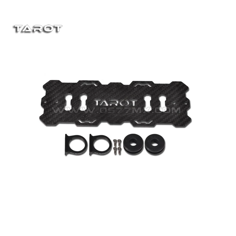 Углерод Tarot волокно под Батарея Монтажная пластина комплект держатель TL96015 для T810
