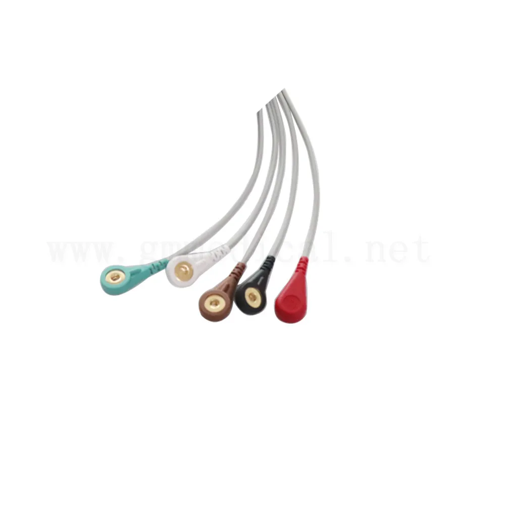 Совместимость с Comen C50 C60 C80 5 ЭКГ кабель леадвирес круглый 12PIN Применение монитор
