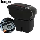 Большое пространство для хранения + двухслойный + подлокотник с USB-интерфейсом для Ford Fiesta 2009-2017 центральный консоль коробка для хранения с чашкой