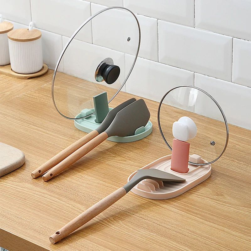 

Kitchen Gadgets Foldable Spatula Shelf Pot Lid Pot Lid Storage Rack Household Decorations Multifunctional Hanger Kitchen Supplie