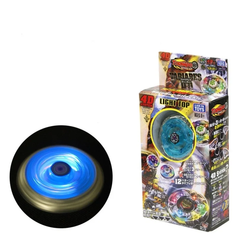 

B-X TOUPIE BURST BEYBLADE SPINNING TOP 4D Metal Fusion Masters LED Light Top Starter Gyro Luminous Toys with Launcher in Box