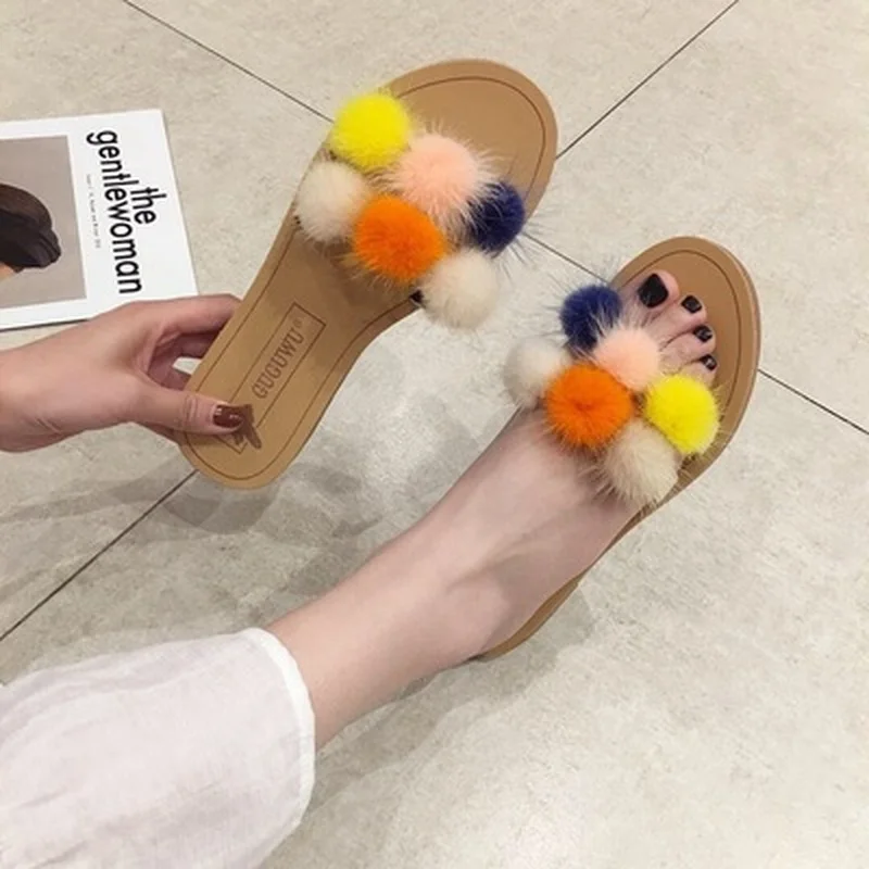 

2021 удобные повседневные Простые однотонные из флока с круглым носком на коротком каблуке для отдыха абрикосового цвета размеры 34-40