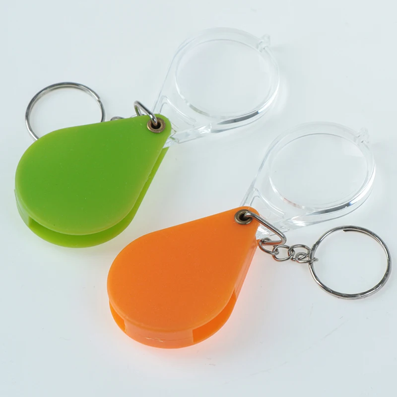 

1 шт. Мини карманный 10X Лупа увеличительное стекло лупа путешествия Кемпинг Лупа