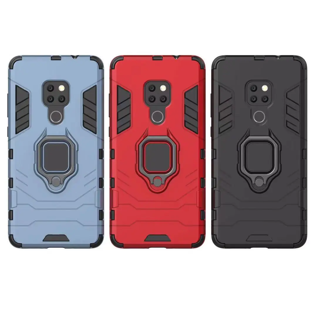 Для Huawei P30 P20 Mate 20 Pro Lite 9 10 Nova 3 3i 4 роскошный бронированный чехол с кольцом на палец