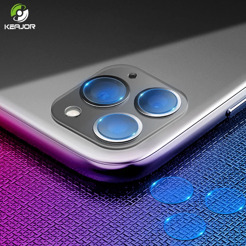 2 комплекта стекло для камеры Iphone 11 Pro Max 2019 закаленное полное покрытие пленка
