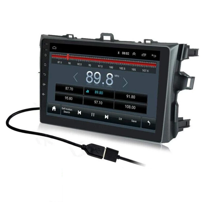 Автомобильный мультимедийный плеер 2Din Android 8 1 для Toyota Corolla E140/150 2007 2008 2009 2010 2011 2012 2013