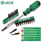 Набор Магнитных отверток LAOA 20 в 1, для электромотора, отвертки S2, ремонтный набор
