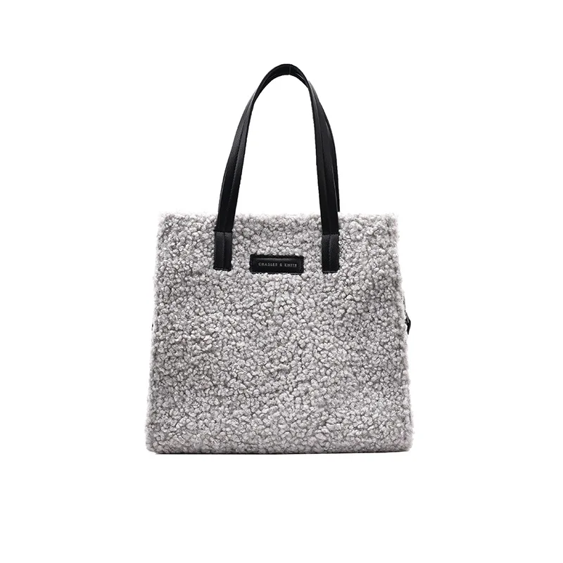 

Winter Luxury Woman Fluffy Crossbody Bags Hot Sale Chic Plush Handbag Purse Ins Cute Faux Fur Female Shouler Messenger Bag Bolsa
