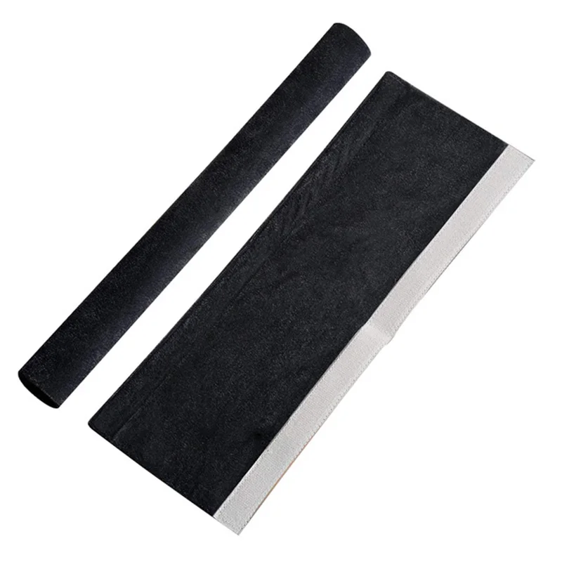 black Refrigerator Door Handle Cover Decor Handles Antiskid Keep Off Fingerprints Fridge Oven Protector Gloves Kitchen Appliances 2pcs - Цвет: black