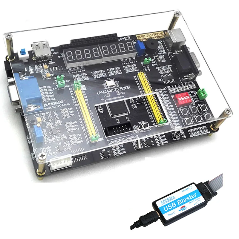 Многофункциональная макетная плата CPLD Altera EPM240 с интерфейсом шагового двигателя